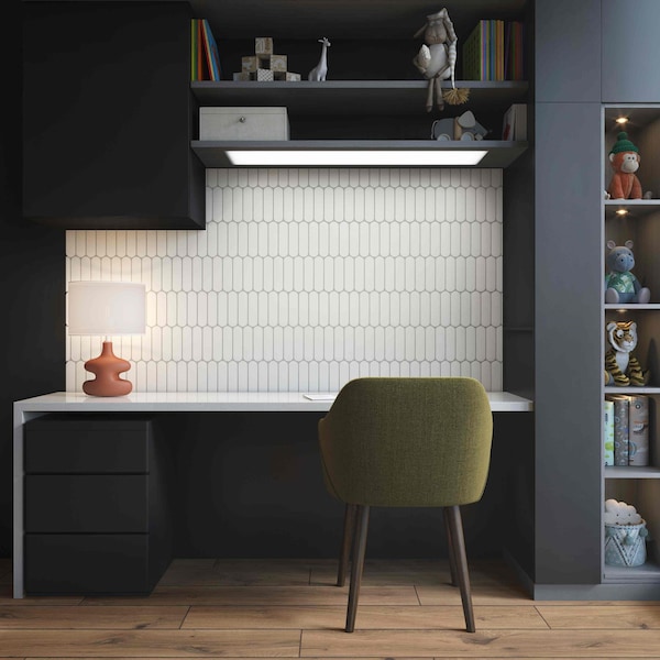 Daltile Artefino Element 1-1/2 in. x 6 in. Capsule Mosaic 10.00 SQFT Per Carton, 10PK - AR3311/26CAPMMT