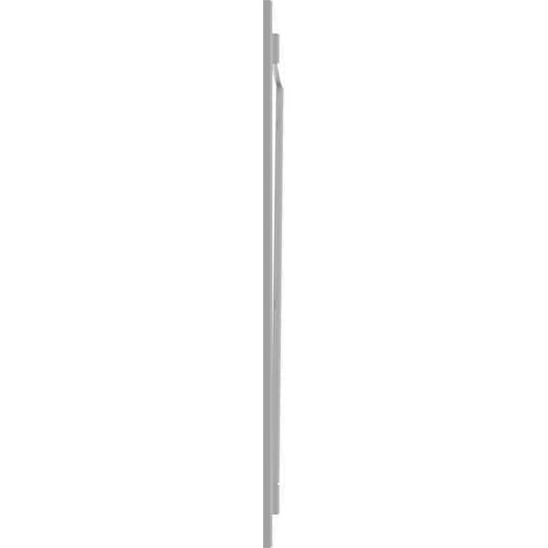 Ekena Millwork True Fit PVC Three Board Joined Board-n-Batten Shutters w/Z-Bar, Primed , 16 1/8"W x 73"H - TFP102BBF16X073PR