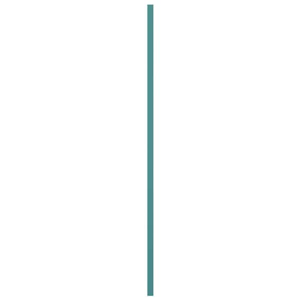 Ekena Millwork True Fit PVC Two Panel Chevron Modern Style Fixed Mount Shutters, Pure Turquoise, 12W x 70H, PR - TFP101CV12X070PT