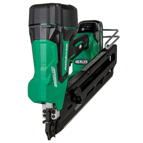 Metabo Hpt 18V MV Cordless 30 Degree 3-1/2in Paper Framing Nailer w/Clipped Head 1 x 4.0Ah - NR1890DCSTM