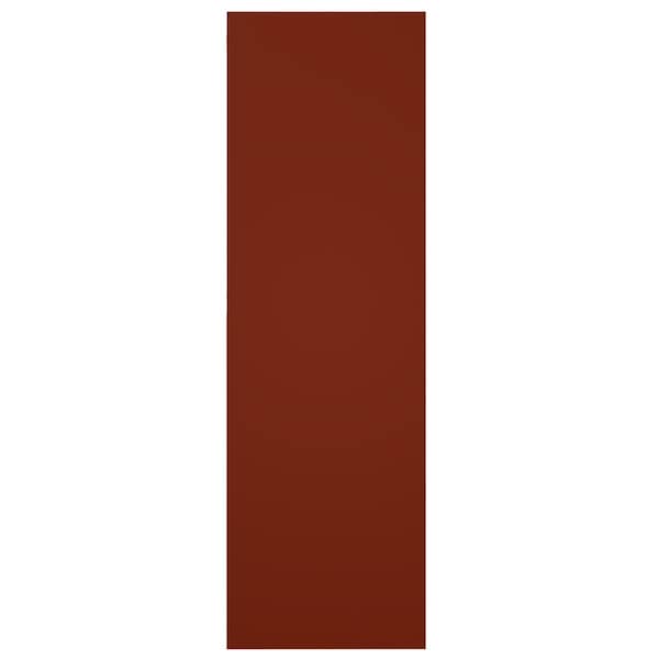Ekena Millwork True Fit PVC Single Panel Herringbone Modern Style Fixed Mount Shutters, Pepper Red, 12W x 33H, PR - TFP001HB12X033MR