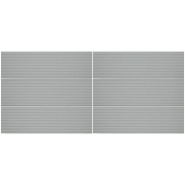Daltile Stencil 4in x 12in Glazed Porcelain Linear Wall Tile 8.72 SQFT Per Carton, 30PK - SC34RCT412LNRMT