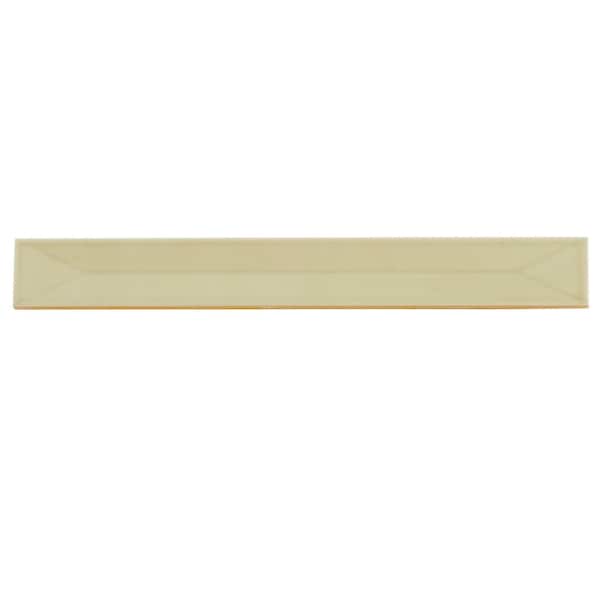 Apollo Tile Horizonte 2 x 16 in. Glossy Soft Olive Ceramic Deco Subway Wall Tile 10.76 sq ft/case, 50PK - FLT88DECOLV216