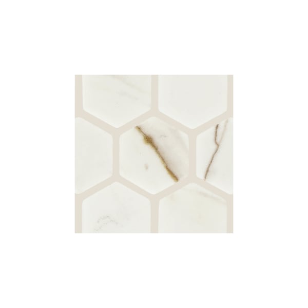 Daltile Uptown Glass 1in Hexagon Mosaic, 16.92 SQFT Per Carton, 18PK - UP241HEXMS1P