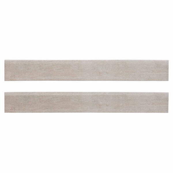 Msi Metropolis Avorio 3 In. X 24 In. Porcelain Bullnose Wall Tile, 10PK - ZOR-PT-TR-0103