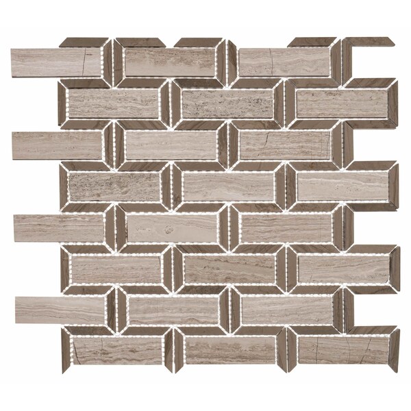 Andova Tiles ANDOVA TILES Turret Natural Stone Mosaic Pattern Wall Tile - ANDTUR211