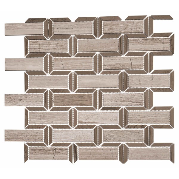 Andova Tiles ANDOVA TILES Turret Natural Stone Mosaic Pattern Wall Tile - ANDTUR211