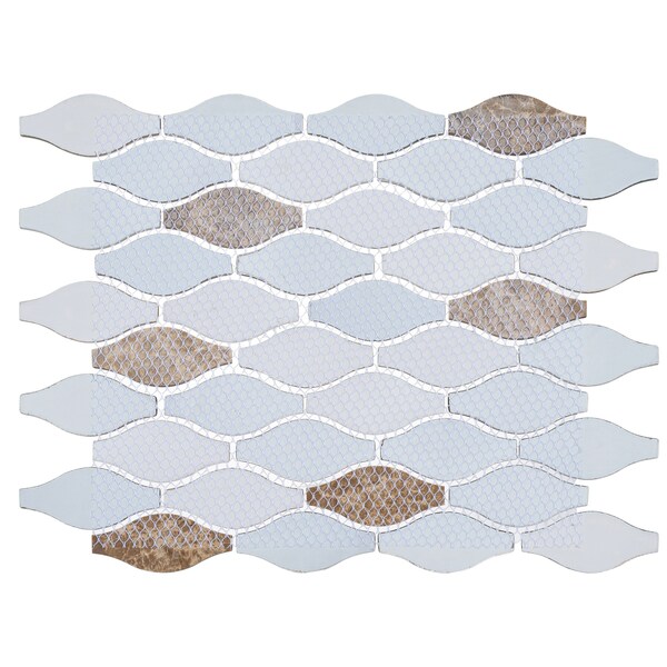 Andova Tiles ANDOVA TILES Annabelle Arabesque Mosaic Wall Tile - ANDANN264