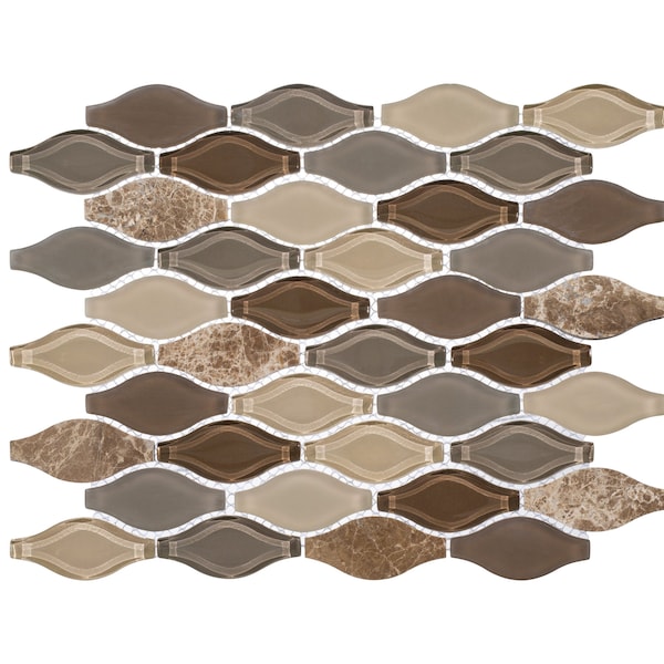 Andova Tiles ANDOVA TILES Annabelle Arabesque Mosaic Wall Tile - ANDANN264