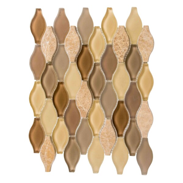 Andova Tiles ANDOVA TILES Annabelle Arabesque Mosaic Wall Tile - ANDANN264