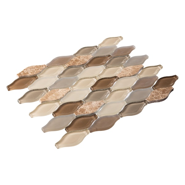 Andova Tiles ANDOVA TILES Annabelle Arabesque Mosaic Wall Tile - ANDANN264