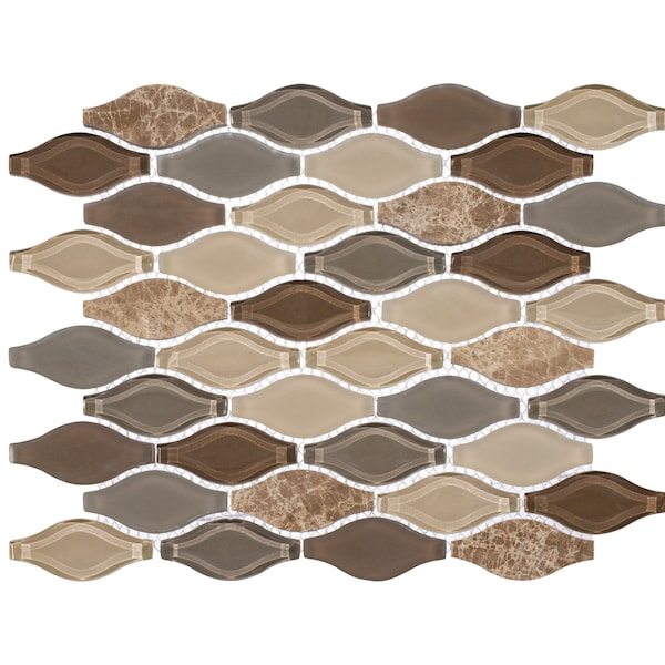 Andova Tiles ANDOVA TILES Annabelle Arabesque Mosaic Wall Tile - ANDANN264