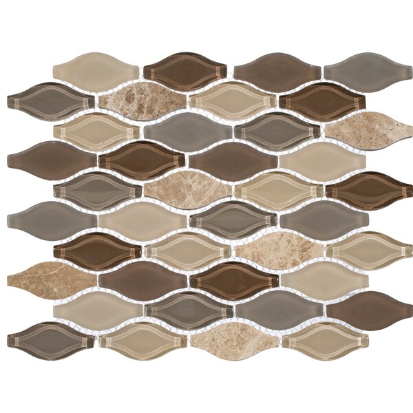 Andova Tiles ANDOVA TILES Annabelle Arabesque Mosaic Wall Tile - ANDANN264