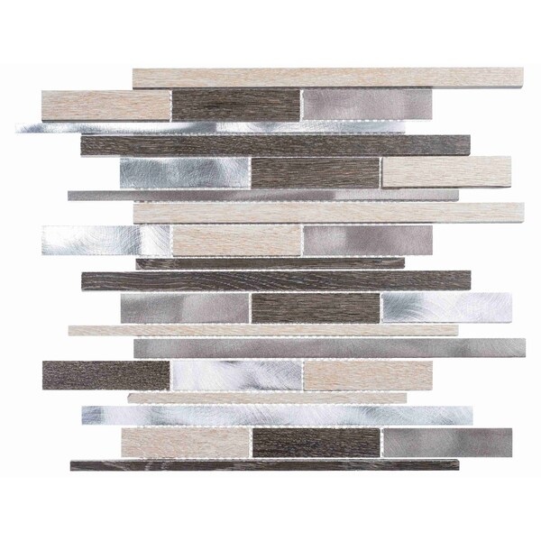 Andova Tiles ANDOVA TILES CHOCOLAT Brick Porcelain Mosaic Wall Tile - ANDCHO314