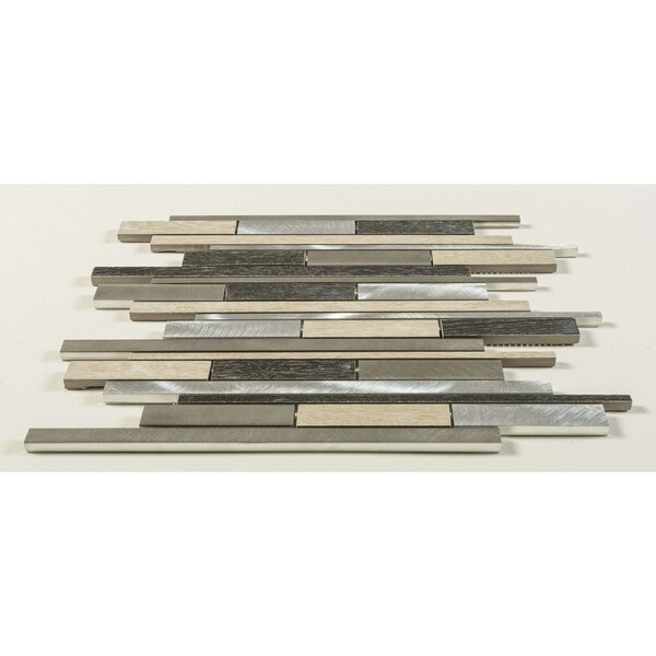 Andova Tiles ANDOVA TILES CHOCOLAT Brick Porcelain Mosaic Wall Tile - ANDCHO314