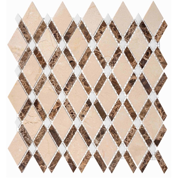 Andova Tiles ANDOVA TILES Victory 2" W x 3" L Novelty Mosaic Wall & Floor Tile - ANDVIC583