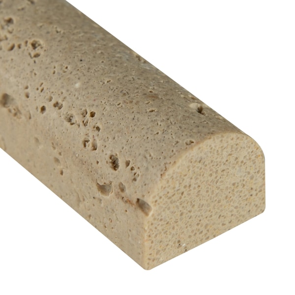 Msi Chairo Pencil Molding 0.75 in. x 12 in. Honed Engineered Stone Marble Wall Tile, 20PK - ZOR-MD-0508