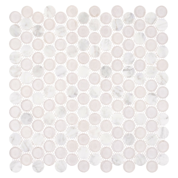 Andova Tiles SAMPLE- Space 3/4 in. Glass Mosaic Wall & Floor Tile - SAM-ANDMARB1009