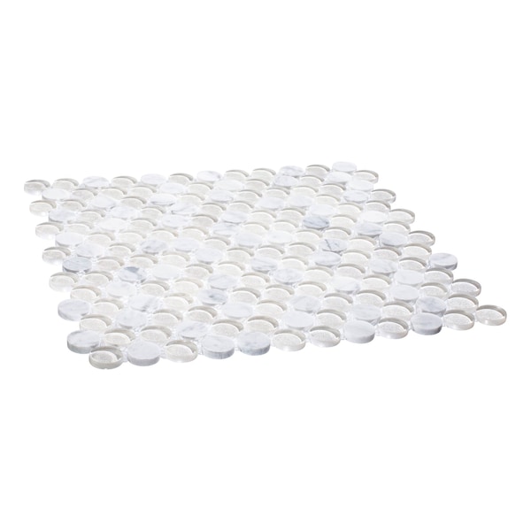 Andova Tiles SAMPLE- Space 3/4 in. Glass Mosaic Wall & Floor Tile - SAM-ANDMARB1009
