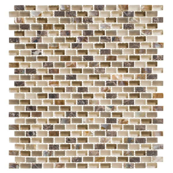 Andova Tiles SAMPLE Tino 038 x 075 Natural Stone Mosaic Wall  Floor Tile - SAM-ANDTIN114