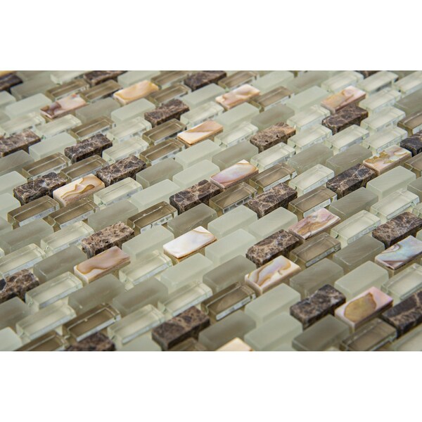 Andova Tiles SAMPLE Tino 038 x 075 Natural Stone Mosaic Wall  Floor Tile - SAM-ANDTIN114