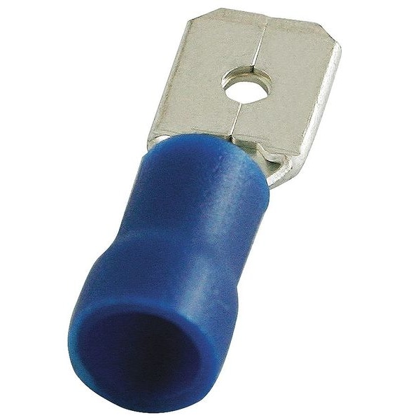 Desconexión masculina de energía, azul, calibre 16-14AWG, paquete de 100 - 24C896