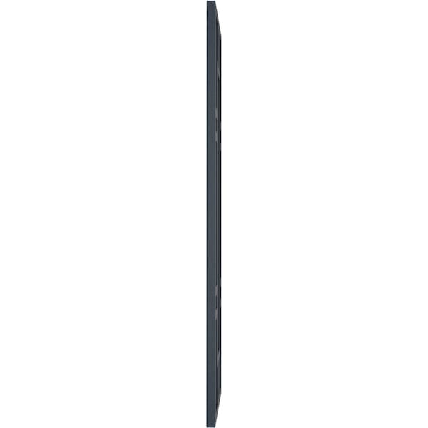 Ekena Millwork True Fit PVC Hastings Fixed Mount Shutters, Starless Night Blue, 18W x 28H, PR - TFP001HS18X028OB