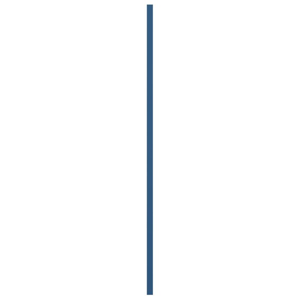 Ekena Millwork True Fit PVC Two Equal Raised Panel Shutters, Sojourn Blue, 12W x 76H, PR - TFP101RPF12X076HB