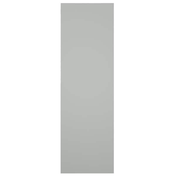Ekena Millwork True Fit PVC Bungalow Fixed Mount Shutters, Hailstorm Gray, 12W x 80H, PR - TFP001BG12X080ST