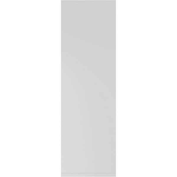 Ekena Millwork True Fit PVC Two Equal Flat Panel Shutters, Wine Red, 15W x 36H, PR - TFP101FPF15X036WR