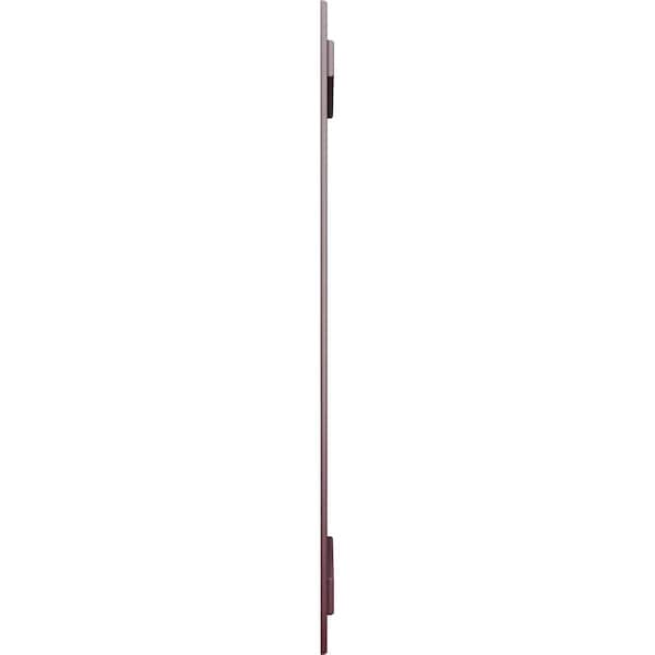 Ekena Millwork True Fit PVC, Four Board Spaced Board-n-Batten Shutters, Wine Red , 23W x 74H, PR - TFP101SBF23X074WR