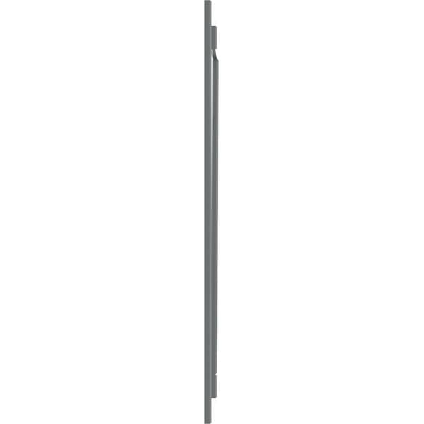 Ekena Millwork True Fit PVC Two Board Joined Board-n-Batten Shutters w/Z-Bar, Ocean Swell , 10 3/4W x 33H, PR - TFP102BBF11X033CH