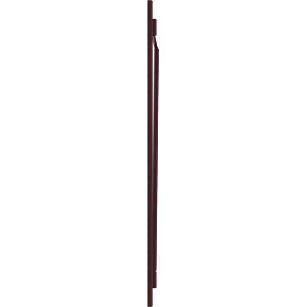 Ekena Millwork True Fit PVC, Three Board Joined Board-n-Batten Shutters w/Z-Bar, Wine Red , 16 1/8W x 25H, PR - TFP102BBF16X025WR