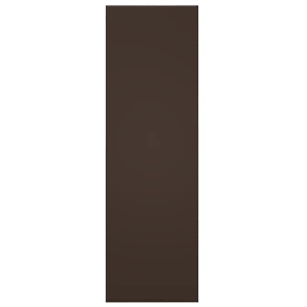 Ekena Millwork True Fit PVC Single X-Board Farmhouse Fixed Mount Shutters, Raisin Brown, 18W x 59H, PR - TFP001FH18X059TB