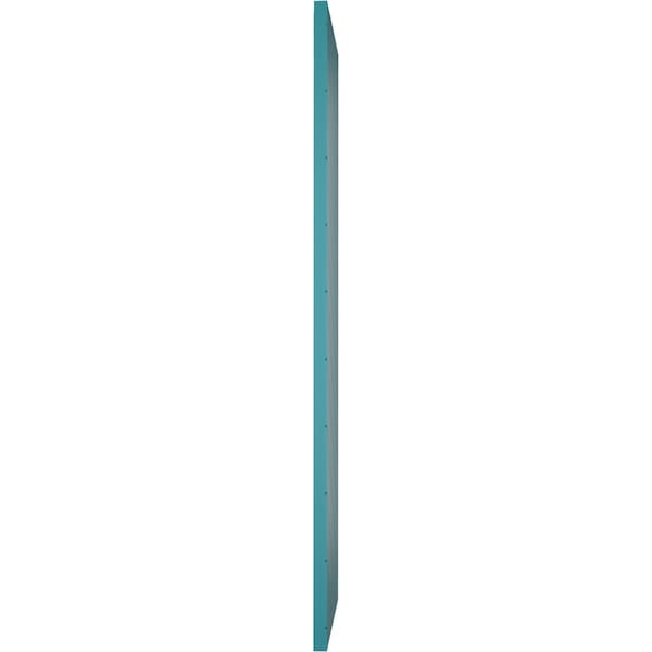 Ekena Millwork 15W x 55H True Fit PVC Diagonal Slat Modern Style Fixed Mount Shutters, Antigua, PR - TFP001DG15X055AN