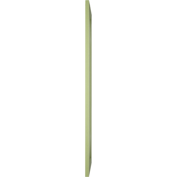 Ekena Millwork True Fit PVC San Carlos Mission Style Fixed Mount Shutters, Moss Green, 12W x 42H, PR - TFP001SC12X042MG