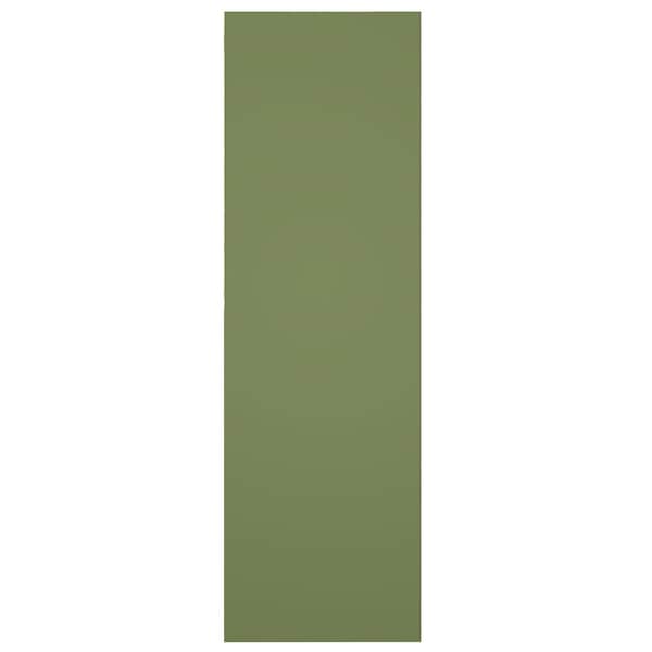 Ekena Millwork True Fit PVC Two Equal Raised Panel Shutters, Moss Green, 15W x 74H, PR - TFP101RPF15X074MG