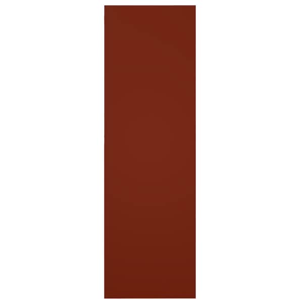 Ekena Millwork True Fit PVC Two Equal Flat Panel Shutters, Pepper Red, 12W x 60H, PR - TFP101FPF12X060MR