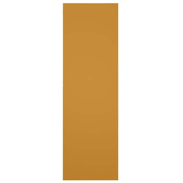 Ekena Millwork True Fit PVC, Two Equal Louver Shutters, Turmeric, 15W x 34H, PR - TFP101LVF15X034TU