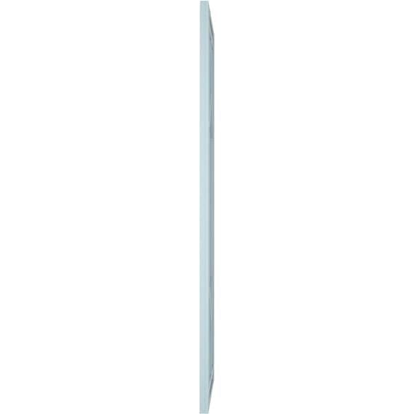 Ekena Millwork True Fit PVC Shaker Fixed Mount Shutters, Peaceful Blue, 18W x 61H, PR - TFP001SK18X061SB