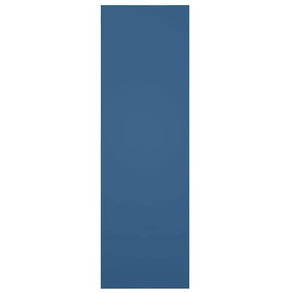 Ekena Millwork True Fit PVC Horizontal Slat Framed Modern Style Fixed Mount Shutters, Sojourn Blue, 12W x 35H, PR - TFP001HF12X035HB