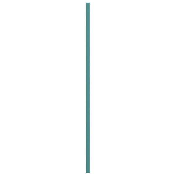 Ekena Millwork True Fit PVC Single Panel Herringbone Modern Style Fixed Mount Shutters, Pure Turquoise, 18"W x 63"H - TFP001HB18X063PT