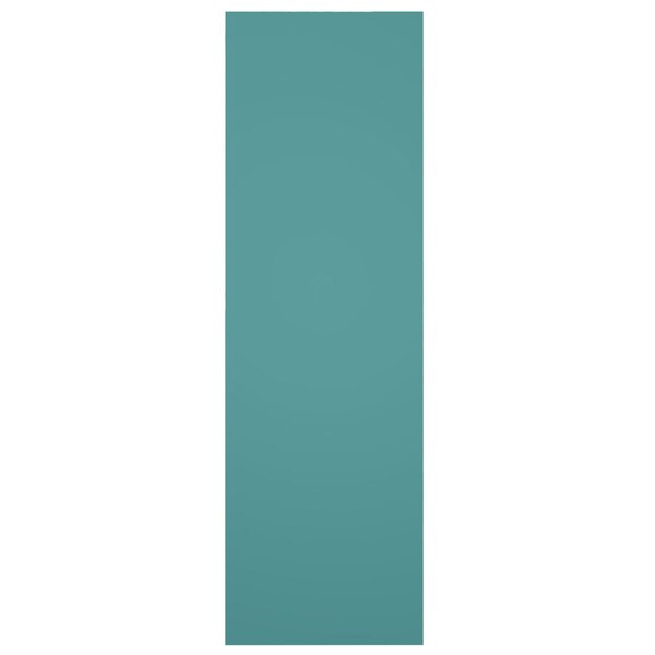 Ekena Millwork True Fit PVC Single Panel Herringbone Modern Style Fixed Mount Shutters, Pure Turquoise, 18"W x 63"H - TFP001HB18X063PT