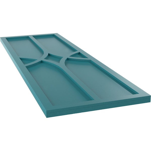 Ekena Millwork True Fit PVC Cedar Park Fixed Mount Shutters, Antigua, 15W x 64H, PR - TFP001CP15X064AN