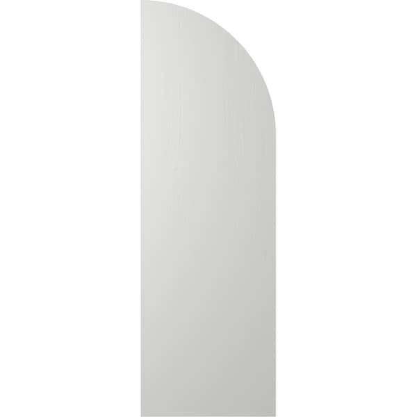 Ekena Millwork Americraft 5-Board (3 Batten) Wood Joined Board-n-Batten Shutters w/ Arch Top, ARW401BQ518X35STH, PR - ARW401BQ518X35STH