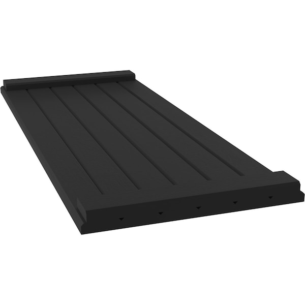 Ekena Millwork Americraft 6-Board Exterior Wood Joined Board-n-Batten Shutters w/ End Batten, ARW103BB621X74BLH, PR - ARW103BB621X74BLH