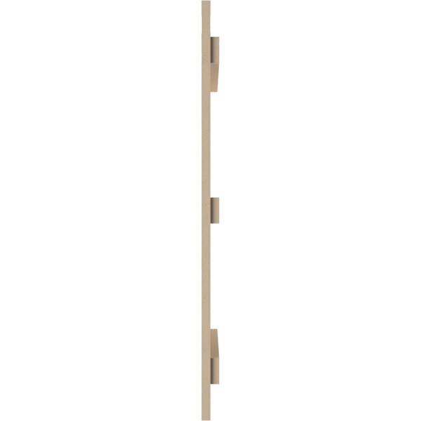 Ekena Millwork Rustic Three Board Joined Board-n-Batten Smooth Faux Wood Shutters, 16 1/2W x 72H, PR - SHUBJS16X72SMPR