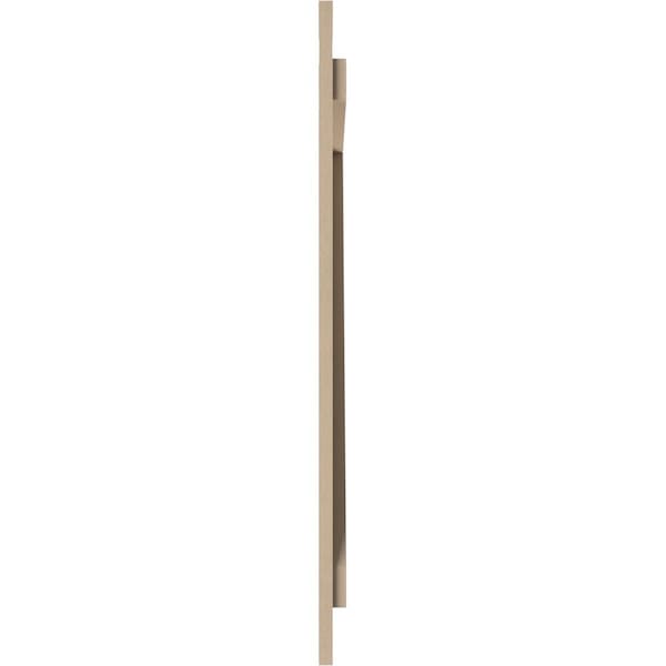 Ekena Millwork Rustic Four Board Joined Board-n-Batten Smooth Faux Wood Shutters w/Z-Board, 22W x 26H, PR - SHUBJZ22X26SMPR