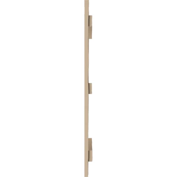 Ekena Millwork Rustic Three Board Spaced Board-n-Batten Riverwood Faux Wood Shutters, 17 1/2W x 80H, PR - SHUBSS17X80RWPR