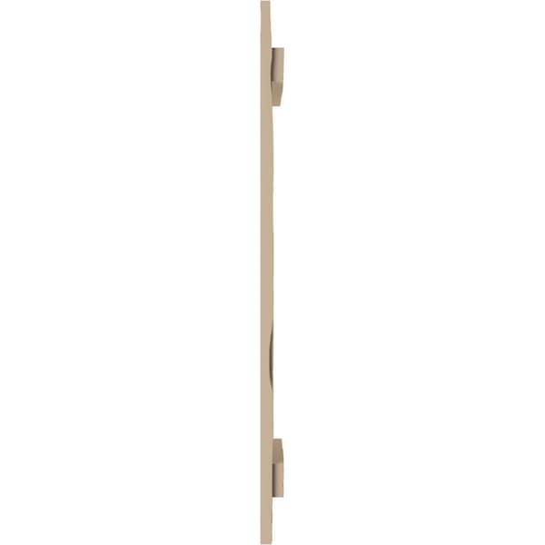 Ekena Millwork Rustic Two Board Joined Board-n-Batten Pecky Cypress Faux Wood Shutters, 11"W x 50"H - SHUBJS11X50PCPR